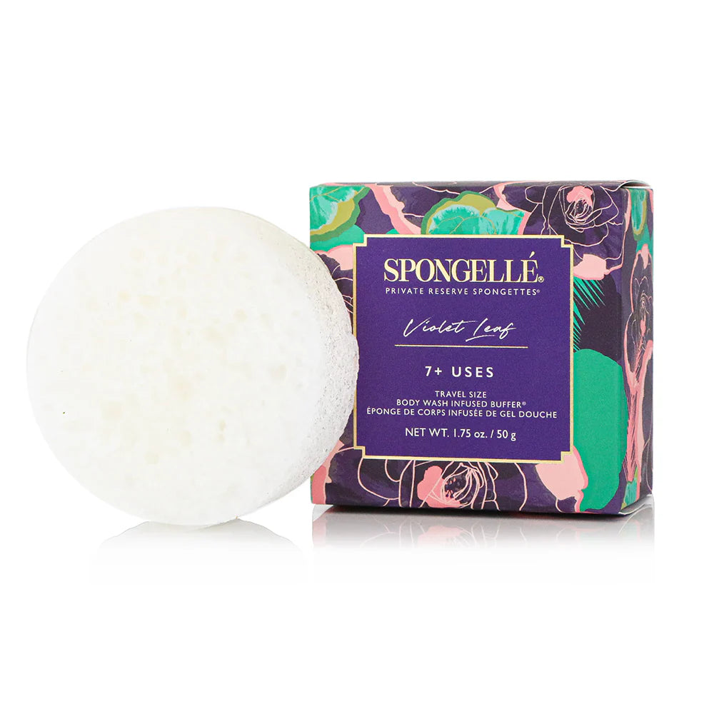 Spongellé Private Reserve Violet Leaf Body Buffer