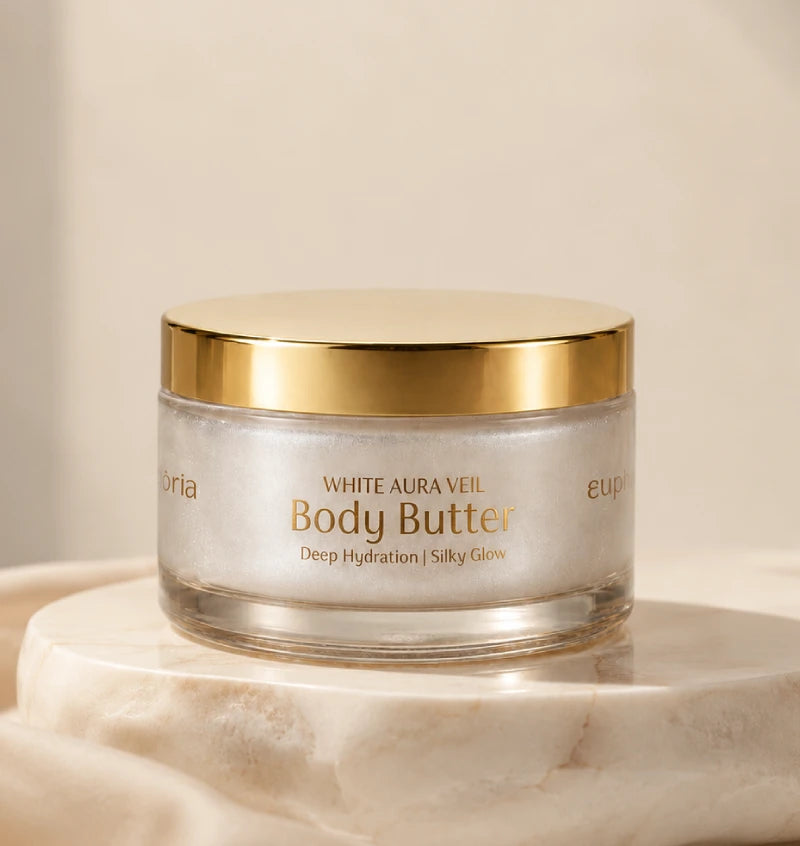 Euphoria White Aura Veil Body Butter- Pure Bliss 6.76oz 200ml