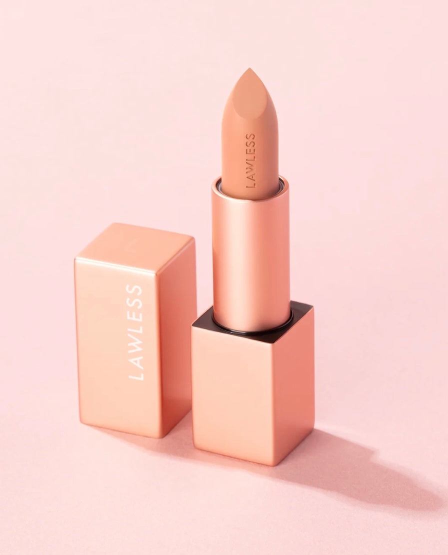 Lawless Forget The Filler Lip-Plumping Line-Smoothing Satin Cream Lipstick
