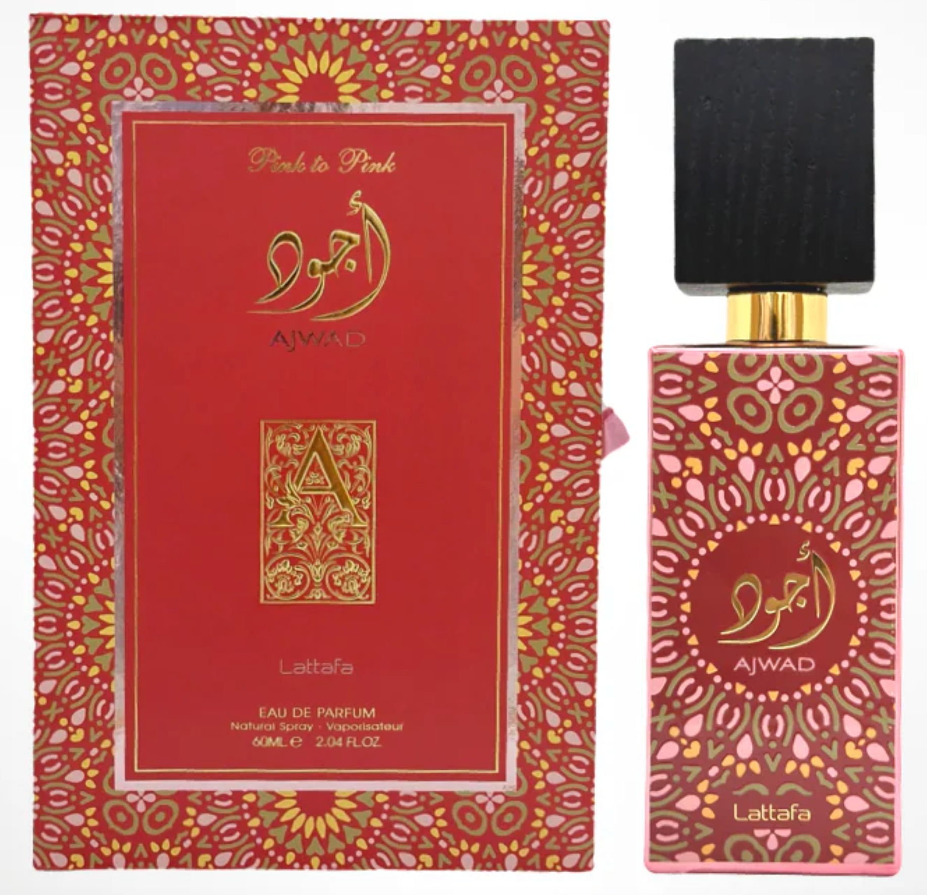 Ajwad Pink To Pink EDP 60ML (2.04 OZ) By Lattafa