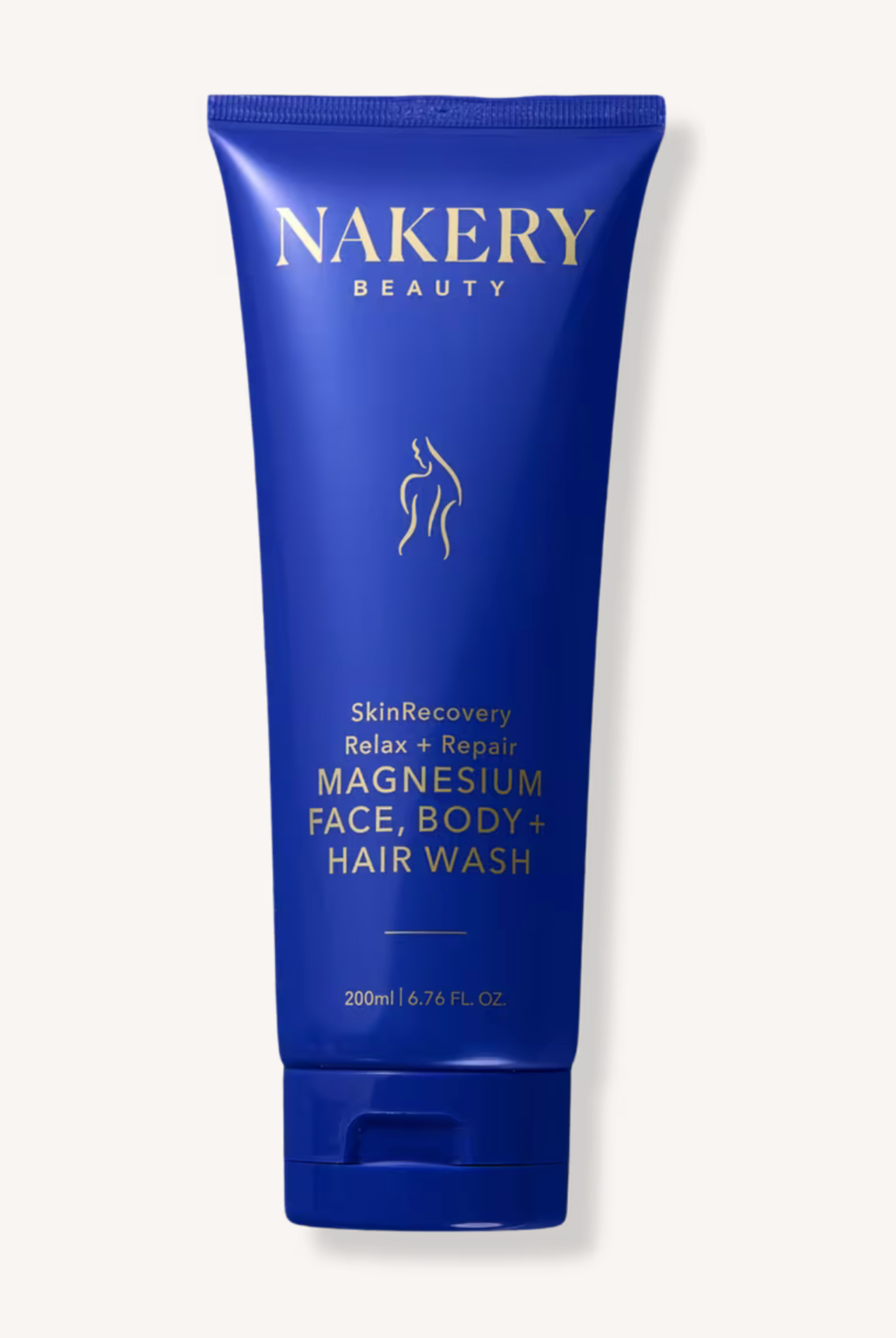 Nakery SkinRecovery Relax + Repair Magnesium Face, Body & Hair Wash 6.76 Oz