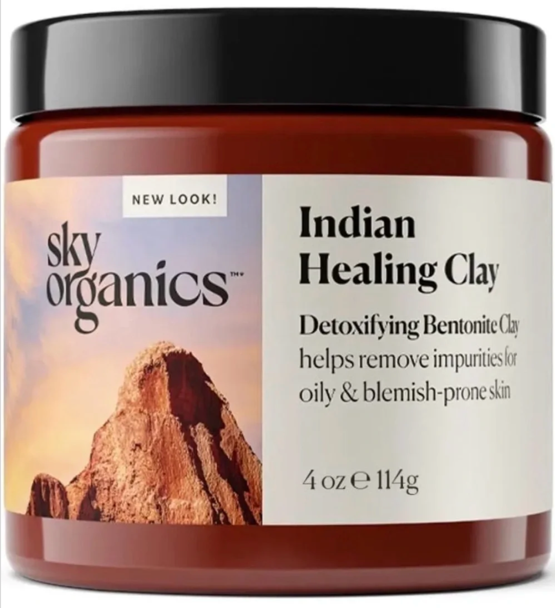 Sky Organics 100% Pure Bentonite Clay (4oz / 114g)