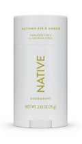 Native Deodorant Aluminum Free Autumn Air & Amber (2.65 oz / 75g)