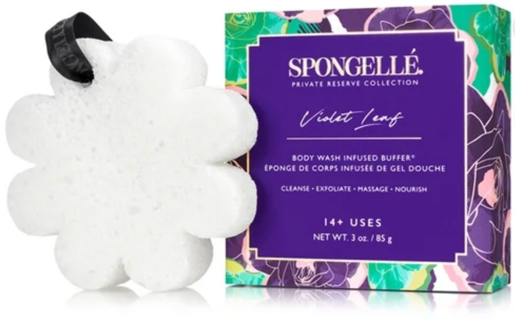 Spongellé Private Reserve Violet Leaf Body Buffer