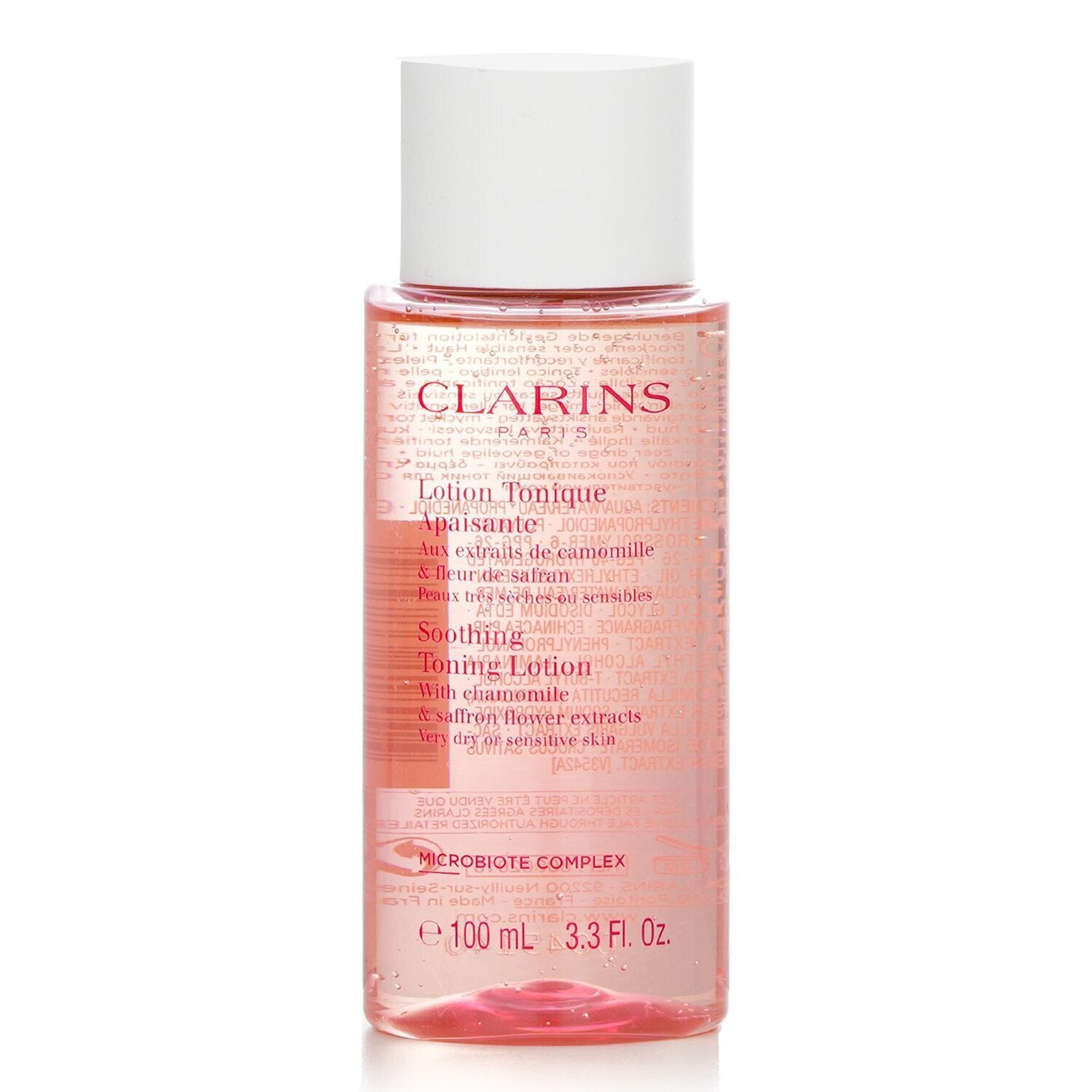 Clarins Soothing Toning Lotion with Chamomile & Saffron Flower Extracts (100mL, 3.4 oz)